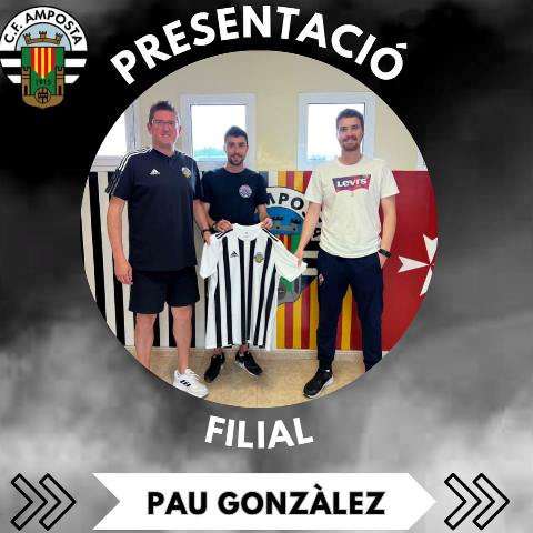 COMUNICAT OFICIAL: PAU GONZALEZ segon entrenador del CF Amposta B